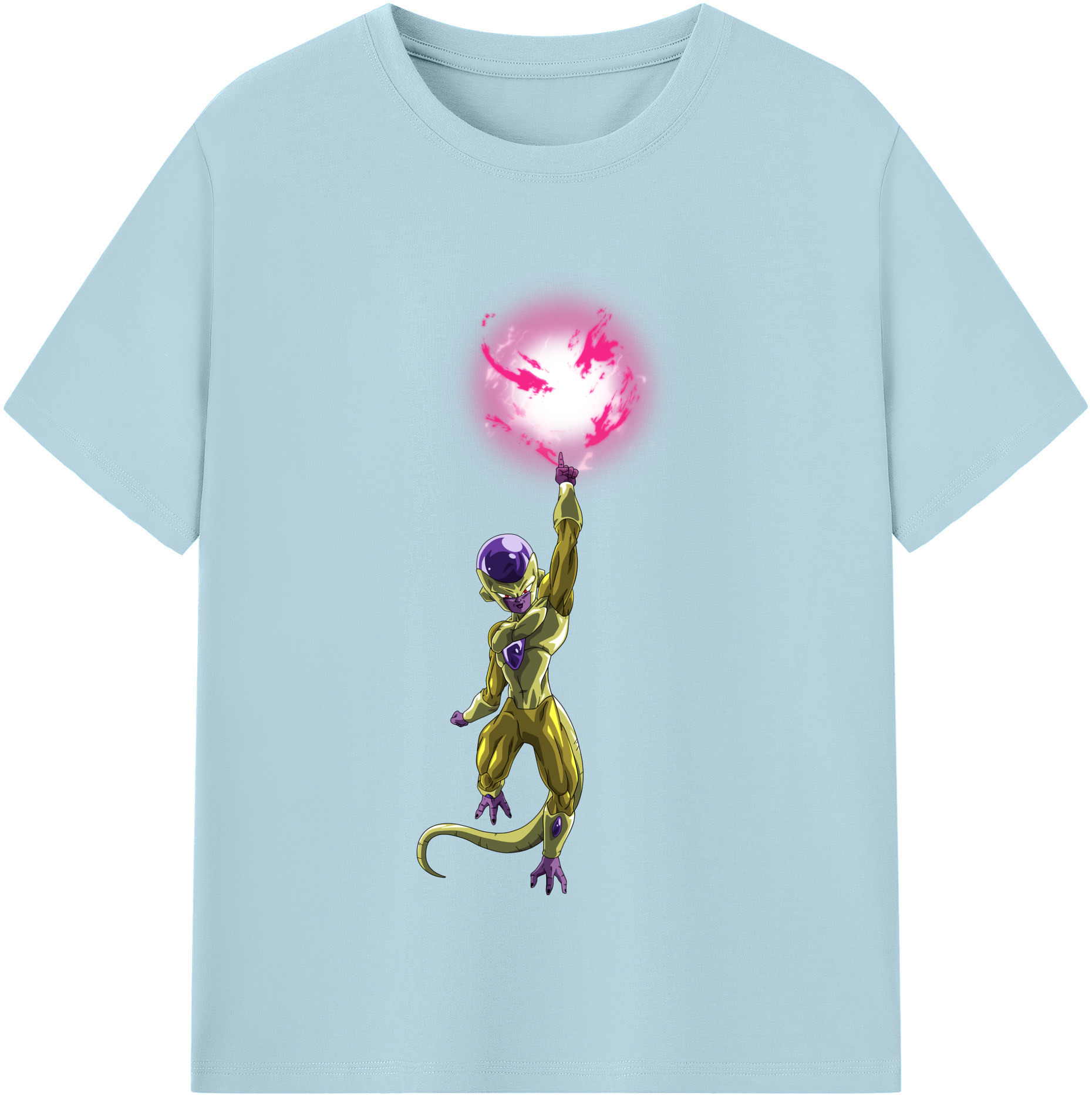 （画像用） ドラゴンボール フリーザ DRAGON BALL Frieza 綿100％半袖Tシャツ（フロントプリント）